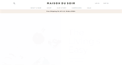 Desktop Screenshot of maisondusoir.com